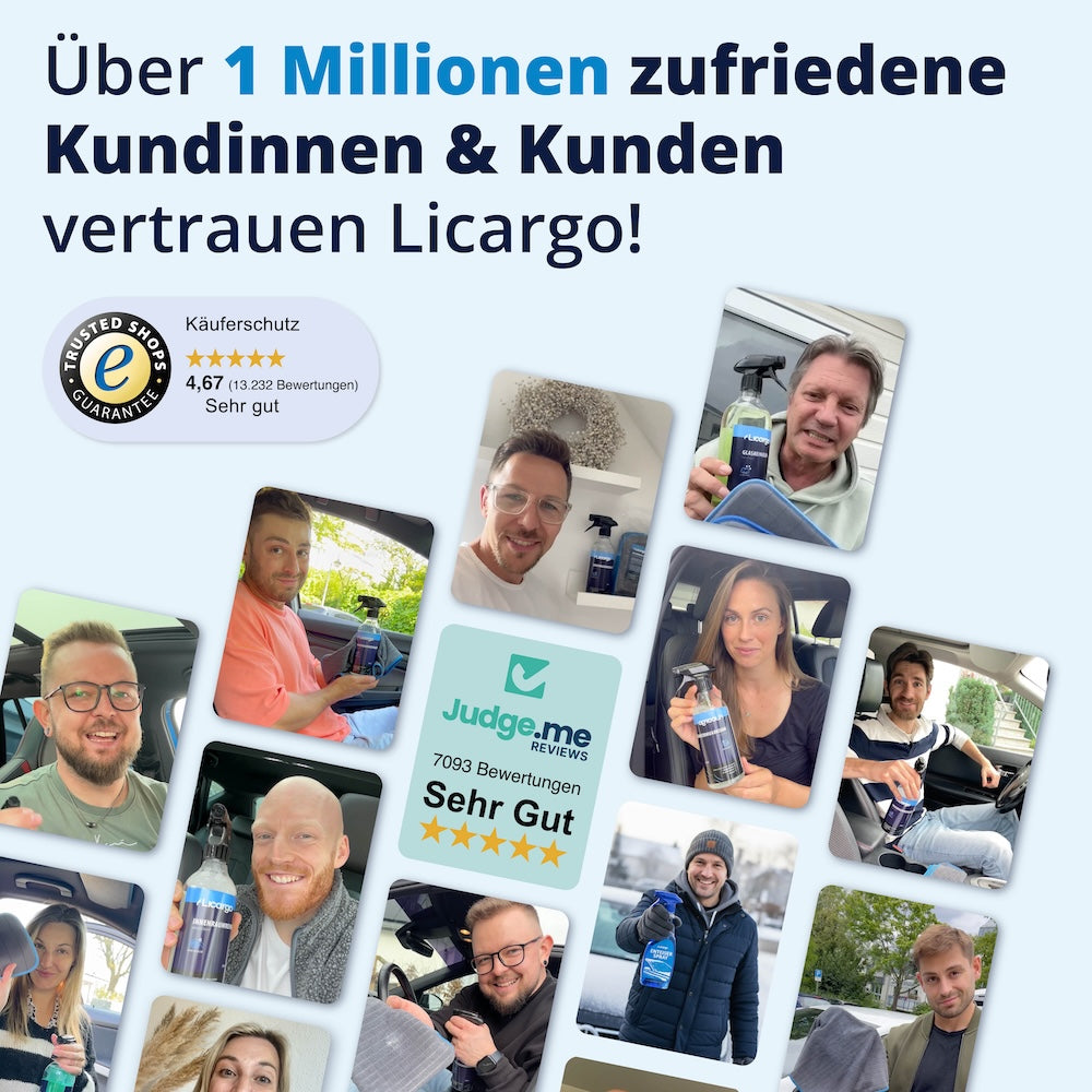 30 Tage Geld-zurück-Garantie=>Vertraue auf über 1 Million zufriedene Kunden – teste unser Set 30 Tage völlig risikofrei und erlebe selbst den WOW-Effekt.