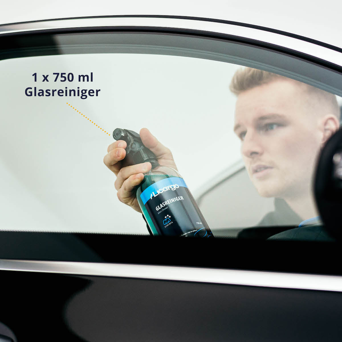 Für eine Glasklare Sicht=>Lieferumfang: 1x Glasreiniger - 750ml