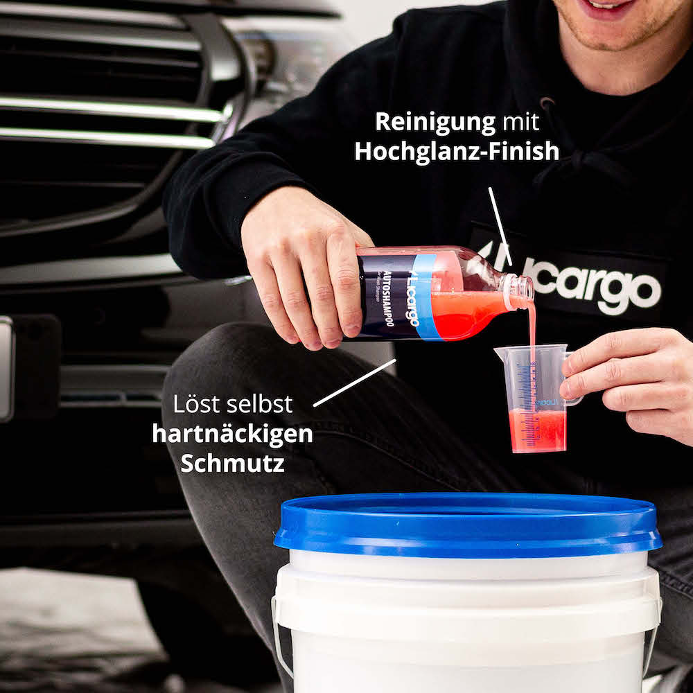 Mit Hochglanz-Finish=>Hochwertige Inhaltsstoffe sorgen für dichten und langanhaltenden Schaum sowie ein makelloses Ergebnis mit Hochglanz-Finish.