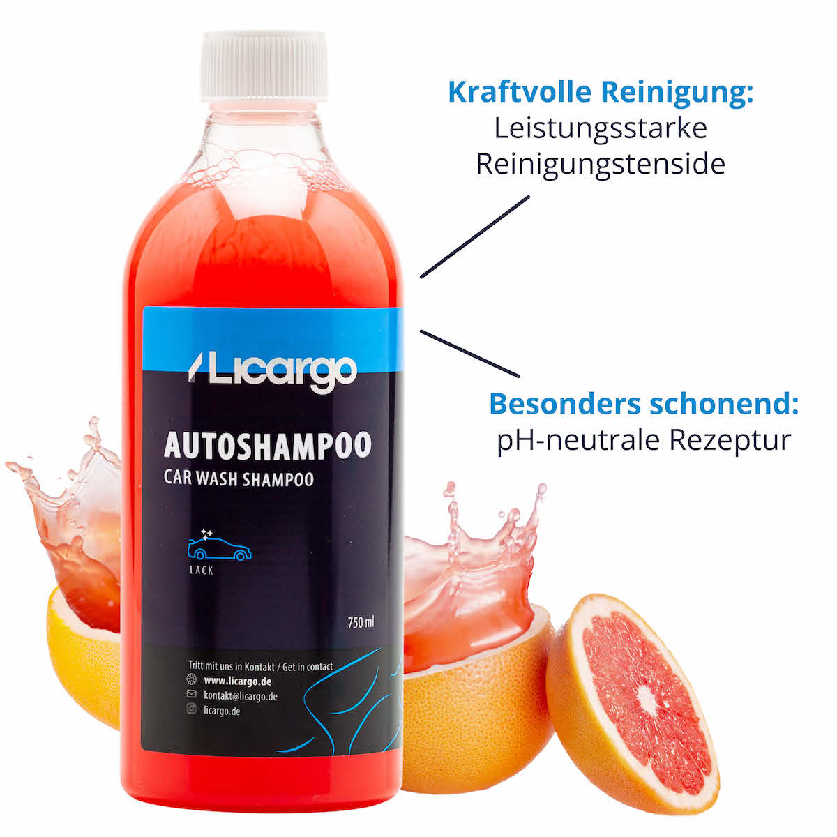 Schonend zum Material=>Die pH-neutrale Formel ist besonders schonend zur Oberfläche. Dank der leistungsstarken Tenside wird Schmutz dennoch effektiv entfernt.