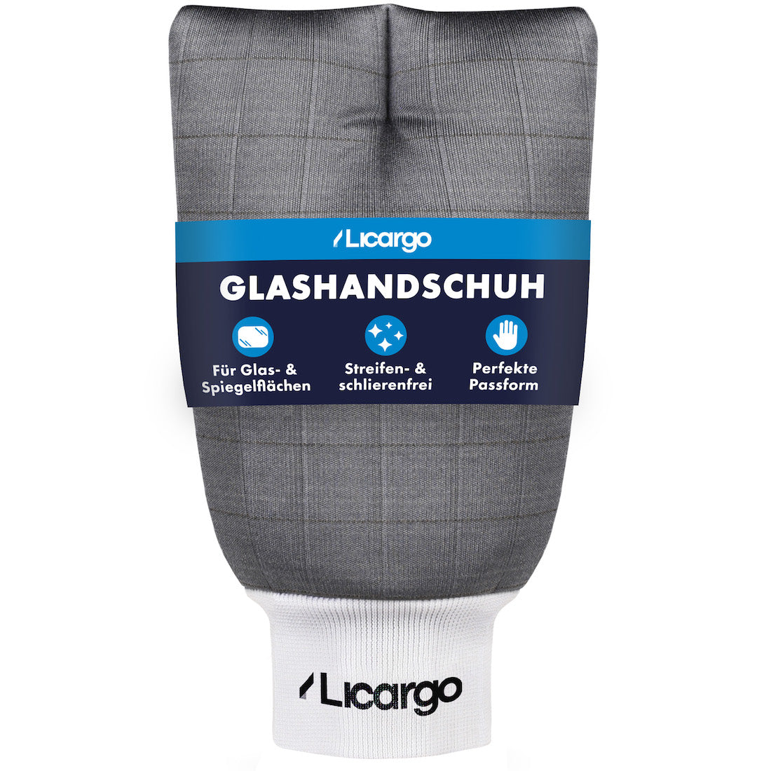 Für eine Glasklare Sicht=>Der speziell entwickelte Glas & Scheiben Handschuh von Licargo vereinfacht Deine Reinigung von Glas- und Spiegeloberflächen.