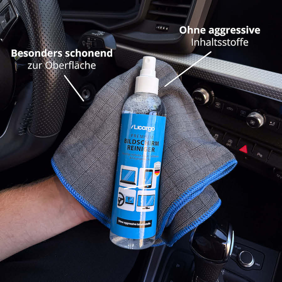 Materialschonende Formel=>Unser Bildschirmreiniger beinhaltet keine aggressiven Inhaltsstoffe und ist besonders schonend zur Oberfläche.