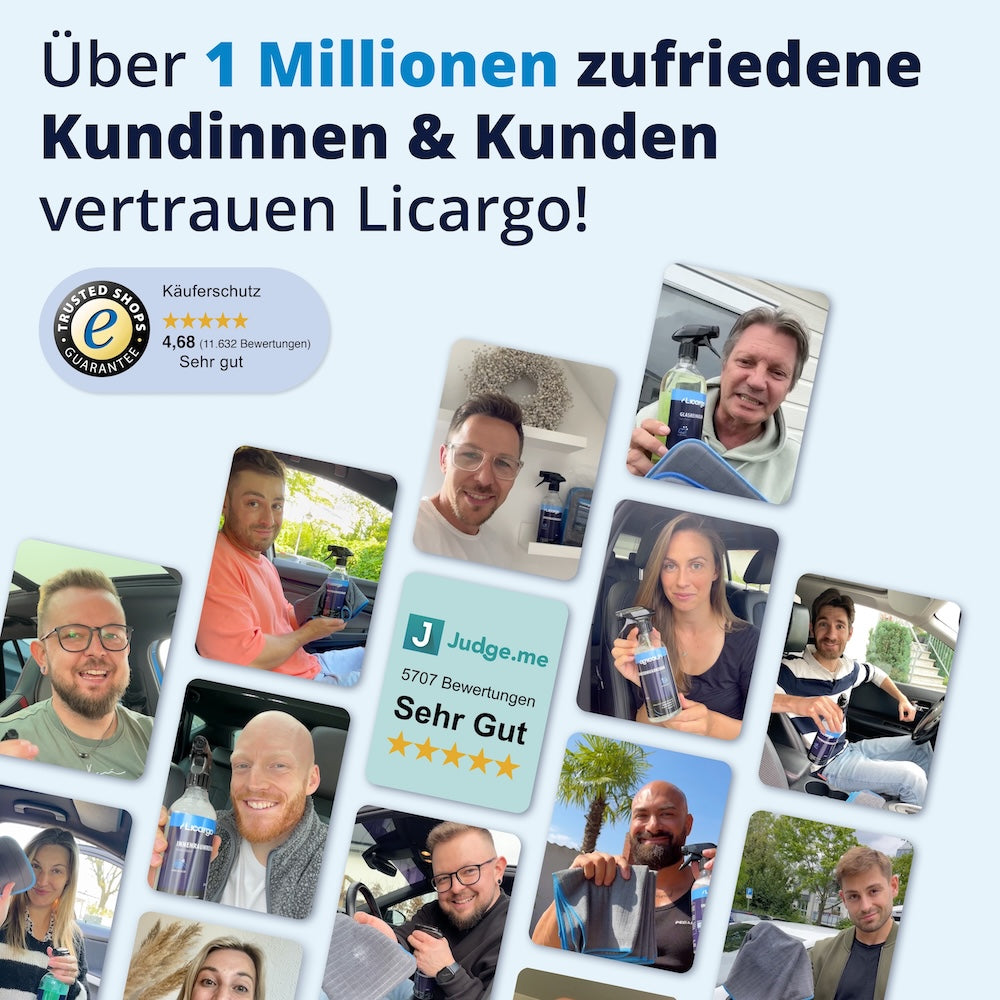 30 Tage Geld-zurück-Garantie=>Vertraue auf über 1 Million zufriedene Kunden – teste unser Set 30 Tage völlig risikofrei und erlebe selbst den WOW-Effekt.