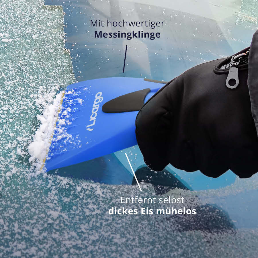 Hochwertige Messingklinge=>Lieferumfang: 1x Eiskratzer - Messing