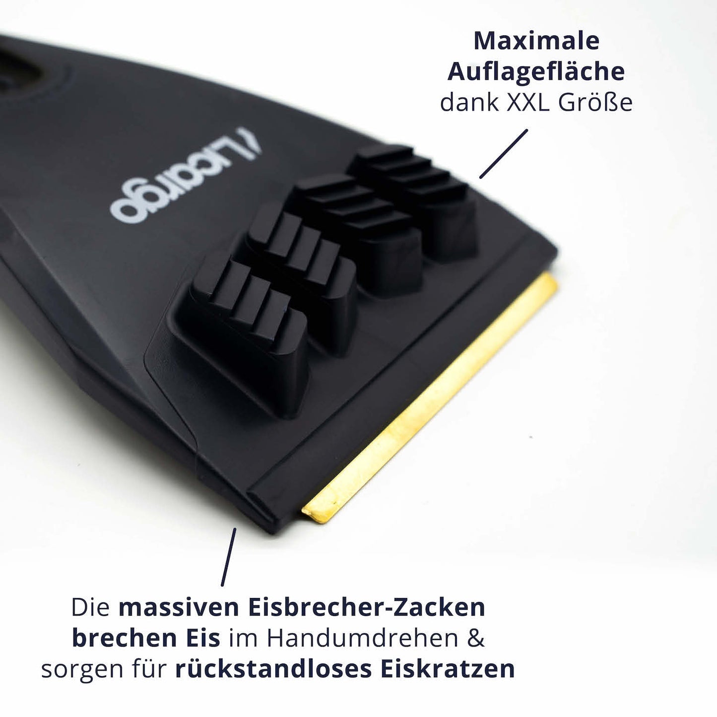 XXL Größe=>Unsere Eiskratzer bietet massive Eisbrecherkanten und entfernt durch seine XXL Größe Eis im Handumdrehen.