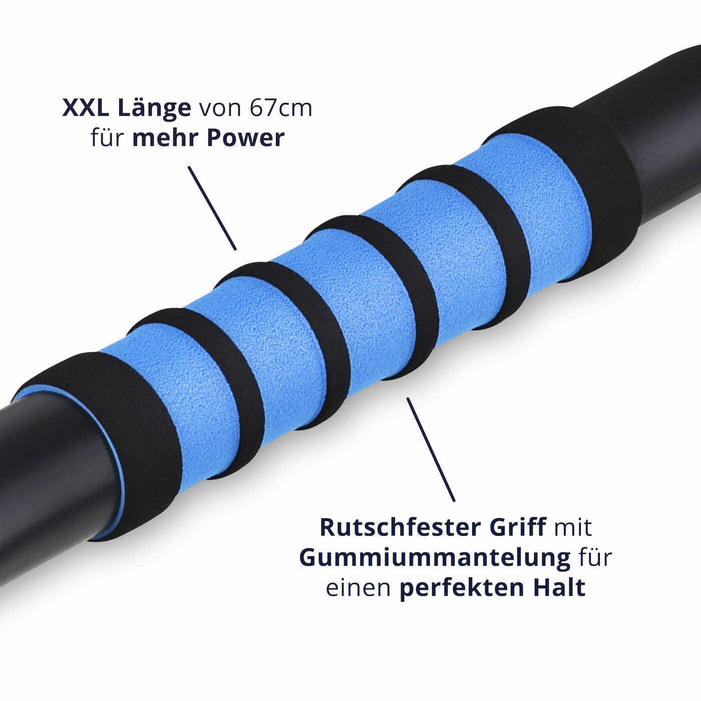 Rutschfester Griff=>Die Gummiummantelung sorgt nicht nur für einen optimalen Halt während dem Eiskratzern, sondern hält Deine Hand auch verhältnismäßig warm.