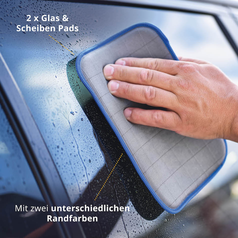 Doppelt hält besser=>Lieferumfang: 2x Glas Pads