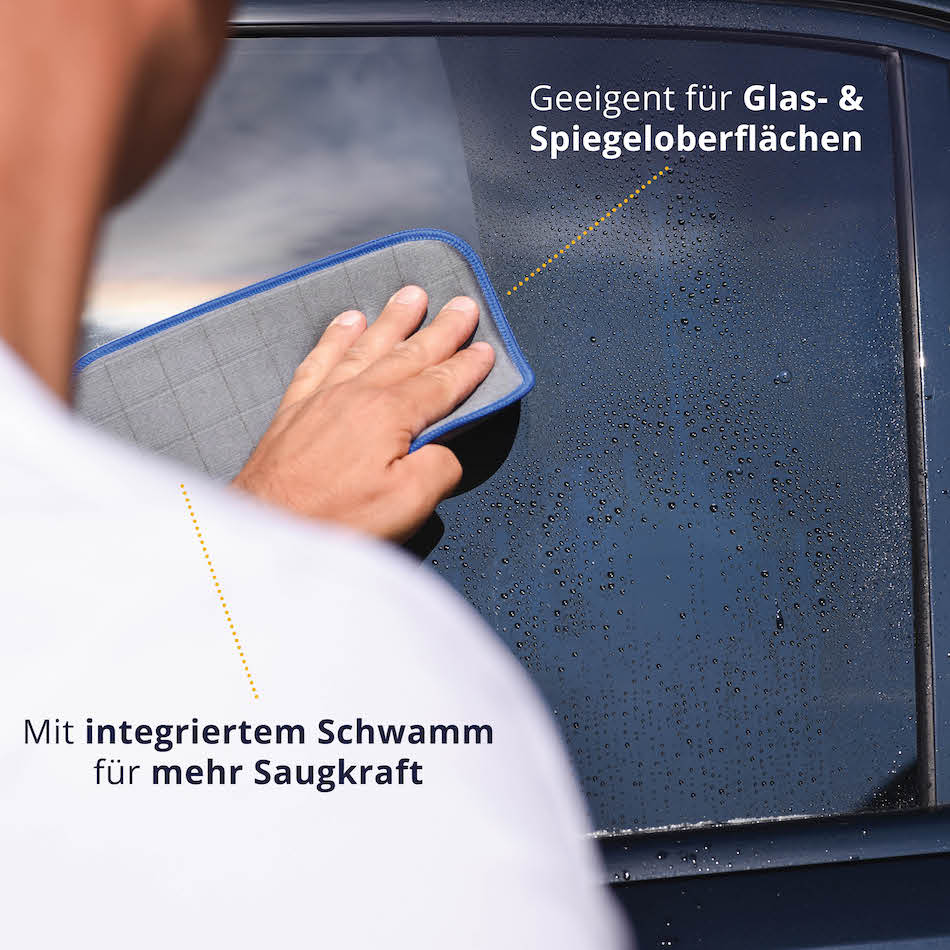 Speziell entwickelte Pads=>Dank der hochwertig verarbeiteten Mikrofasern und der einfachen Anwendung garantieren wir Dir ein glänzendes Ergebnis ohne Rückstände.