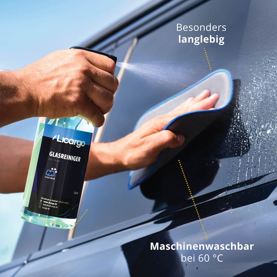 Dein Langzeitpartner=>Dank der vernähten Rundecken ist das Pad besonders langlebig. Zudem kannst Du es bequem in der Maschine bei bis zu 60°C waschen und jederzeit wiederverwenden.