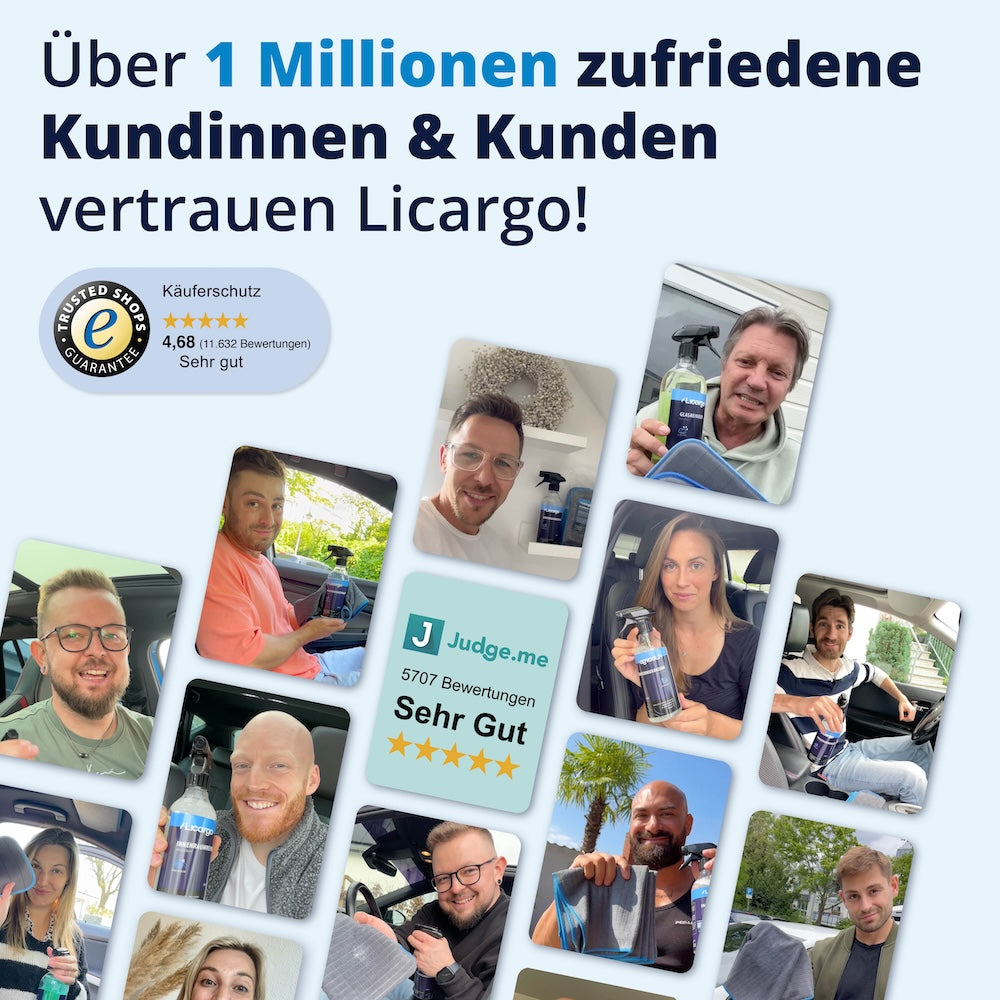 30 Tage Geld-zurück-Garantie=>Vertraue auf über 1 Million zufriedene Kunden – teste unser Set 30 Tage völlig risikofrei und erlebe selbst den WOW-Effekt.