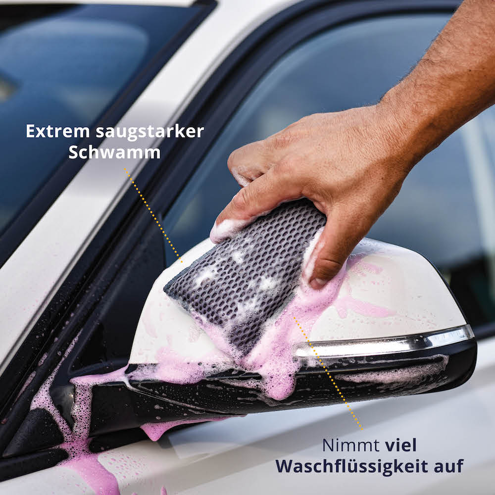 Enorme Aufnahmefähigkeit=>Mit seiner außergewöhnlichen Saugfähigkeit und den besonderen Reinigungseigenschaften überzeugt das Insekten Pad und spart zugleich Reinigungsmittel.