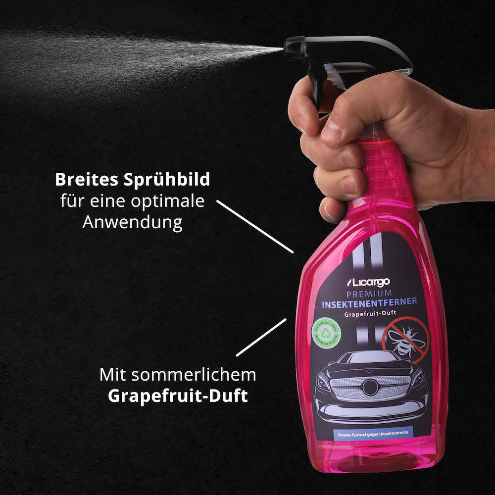 Power-Formel=>Das breite Sprühbild ermöglicht eine optimale Anwendung – und das mit angenehmem Frische-Duft!