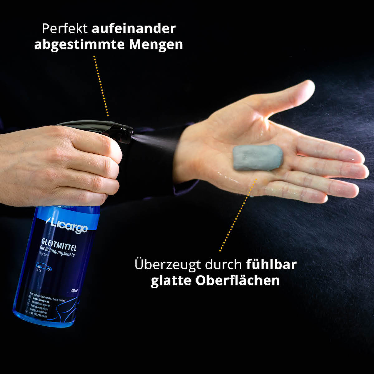 Erstklassige Inhaltsstoffe=>Sorgt für einen perfekt vorbereiteten Lack und erhöht die Haltbarkeit einer nachträglich aufgebrachten Politur oder Versiegelung.