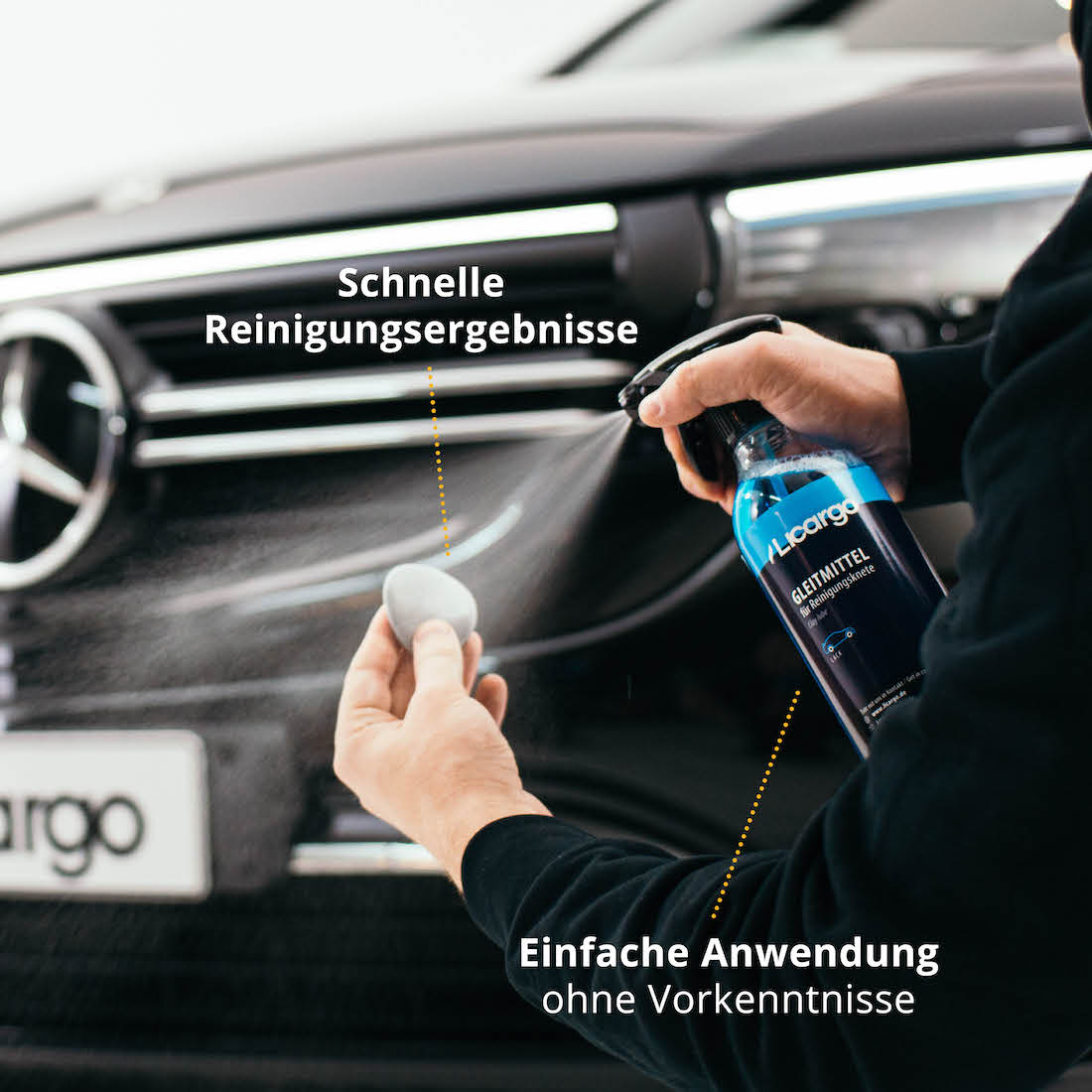 Leichte Handhabung=>Das Gleitmittel mit hoher Gleitfähigkeit sorgt für schnelle Reinigungsergebnisse ohne Vorkenntnisse.