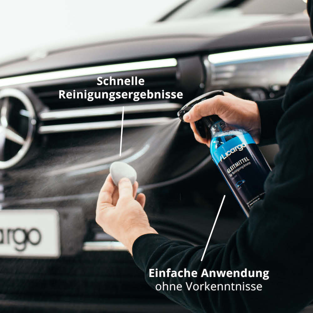 Leichte Handhabung=>Das Gleitmittel mit hoher Gleitfähigkeit sorgt für schnelle Reinigungsergebnisse ohne Vorkenntnisse.