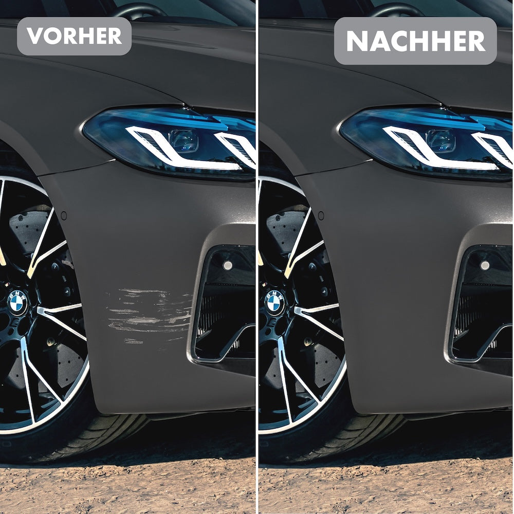 Vorher-Nachher-Effekt=>Gönn Deinem Auto etwas Gutes – kleine Flasche, große Wirkung!