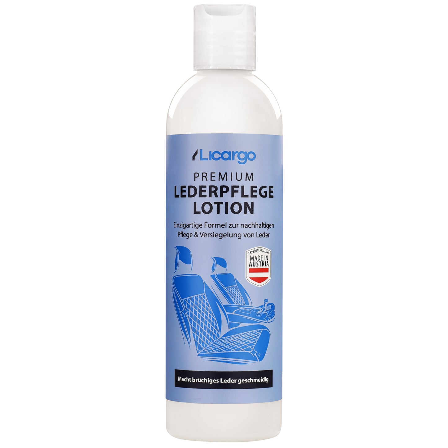 Pflege und Versiegelung=>Verleihe Deinem abgestumpften und brüchigen Leder mit unserer hochwertigen Lederpflege-Lotion eine regelrechte Wiedergeburt für strahlende Eleganz.