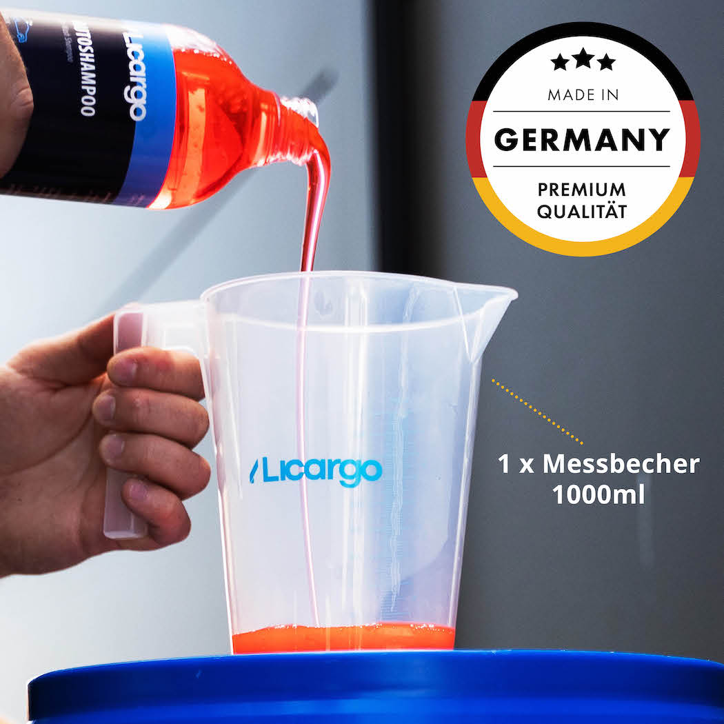 Premium Qualität=>Lieferumfang. 1x Messbecher - 1000 ml
