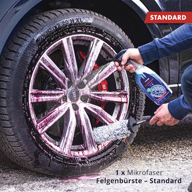 Ideale Felgenreinigung=>Lieferumfang: 1x Felgenbürste - Standard