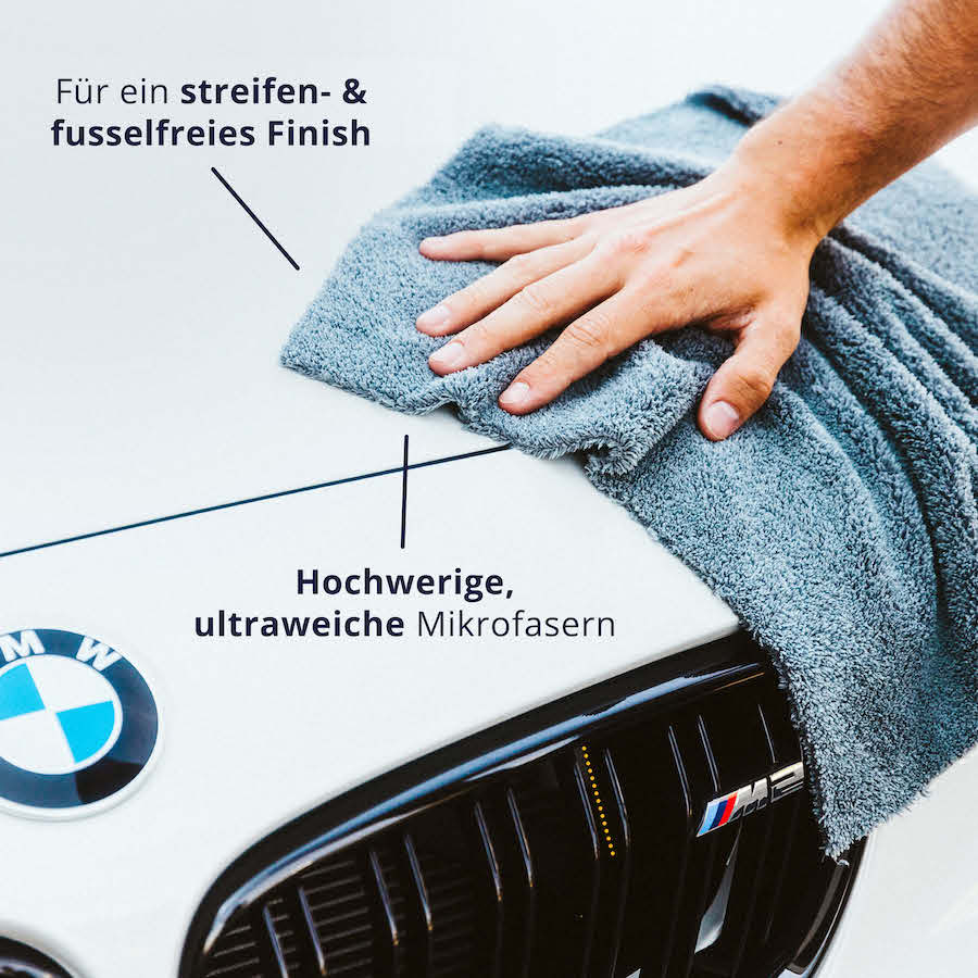 Streifenfreies Finish=>Die besonders dichte und flauschige Struktur nimmt Politurreste, Staub und Schmutz zuverlässig auf und sorgt für ein makelloses, glänzendes Finish auf Lack, Glas und empfindlichen Oberflächen.