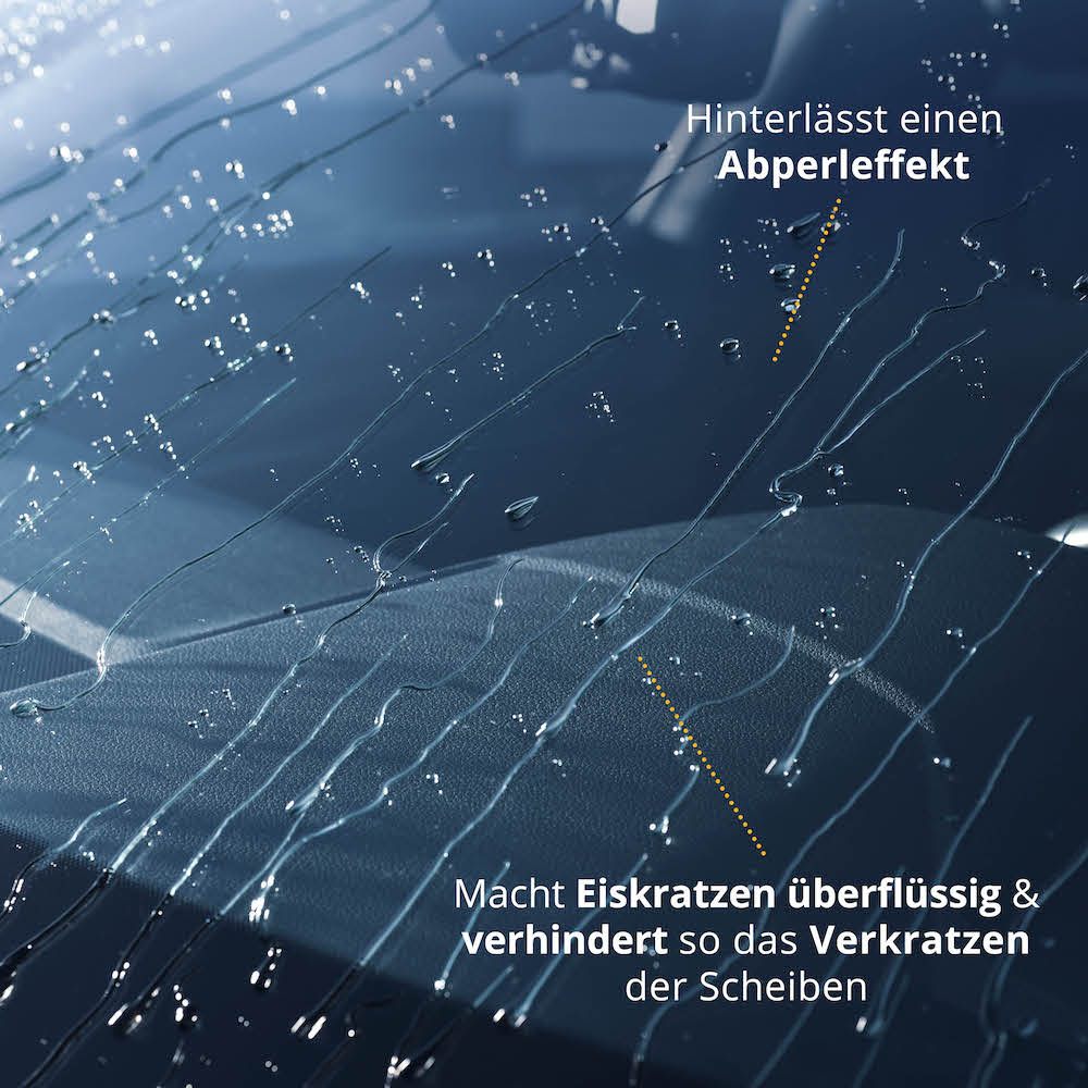 Eisfrei & sicher Starten=>Deine Autoscheiben bleiben länger in einwandfreiem Zustand, während Du von einer klaren Sicht und weniger Aufwand beim morgendlichen Start profitierst.