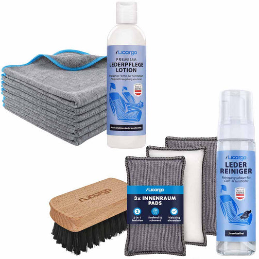 Lass Dein Leder glänzen!=>Verleihe Deinem abgestumpften und brüchigen Leder mit unserem Lederpflege Set eine regelrechte Wiedergeburt für strahlende Eleganz.