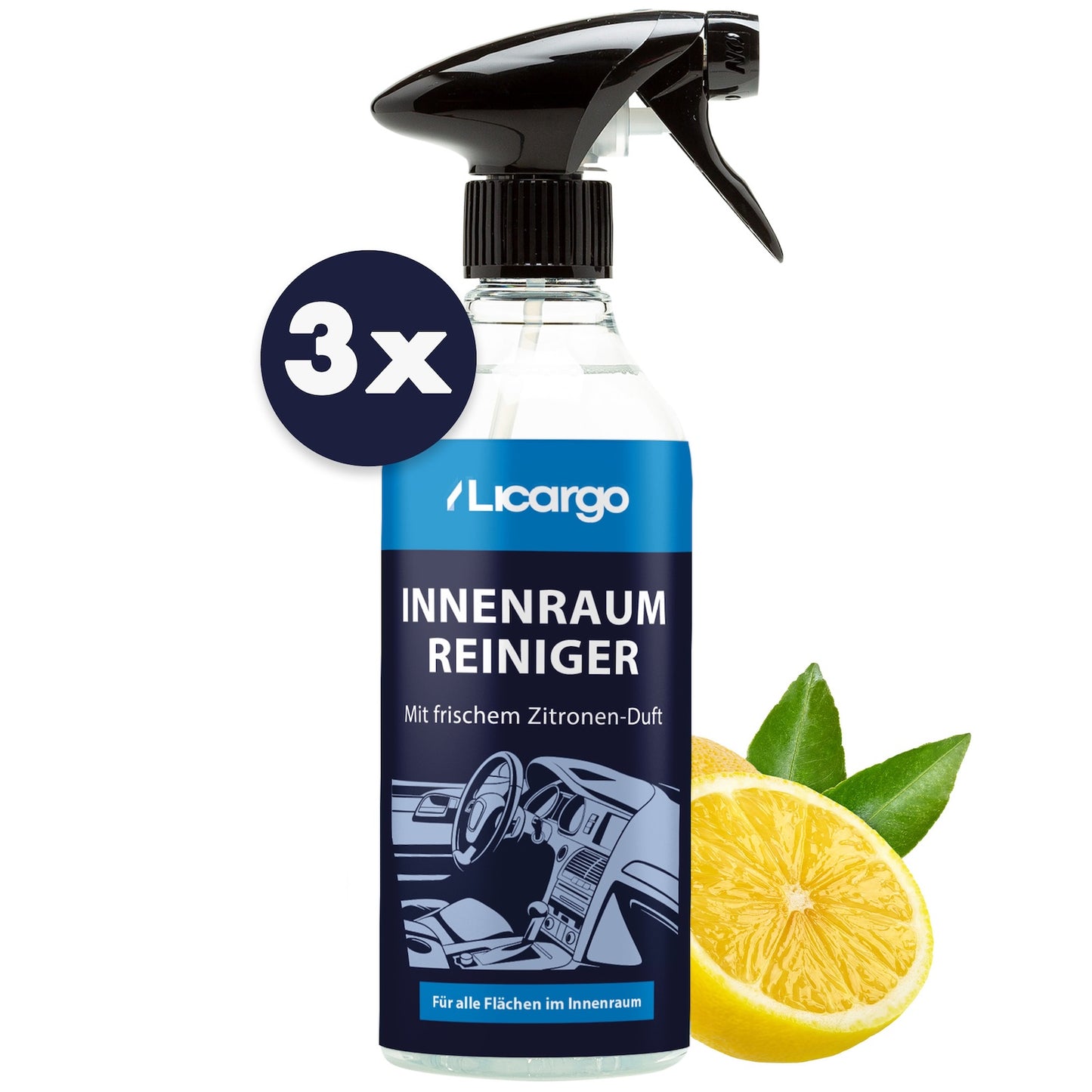 Frische, die begeistert=>In nur wenigen Minuten zum perfekten Look: Das Innenraum Set sorgt für Sauberkeit, frischen Duft und die Bewunderung Deiner Mitfahrer.