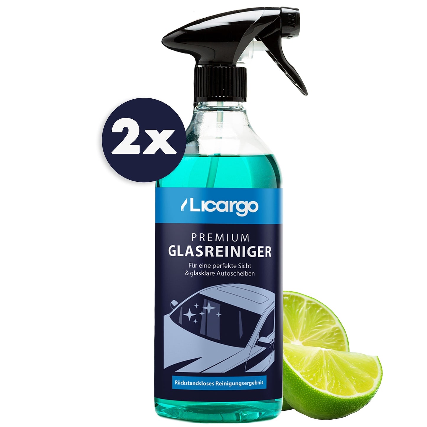 Kristallklare Autoscheiben=>Mit dem Licargo Glasreiniger erhältst Du die perfekte Lösung für eine mühelose und schlierenfreie Reinigung, selbst bei hartnäckigen Verschmutzungen.