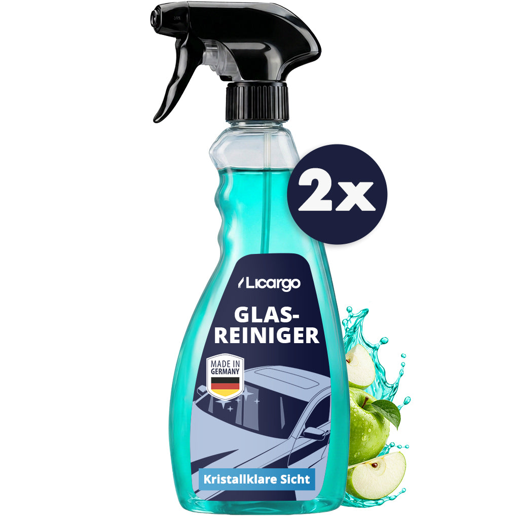 Kristallklare Autoscheiben=>Mit dem LICARGO Glasreiniger erhältst Du die perfekte Lösung für eine mühelose und schlierenfreie Reinigung, selbst bei hartnäckigen Verschmutzungen.
