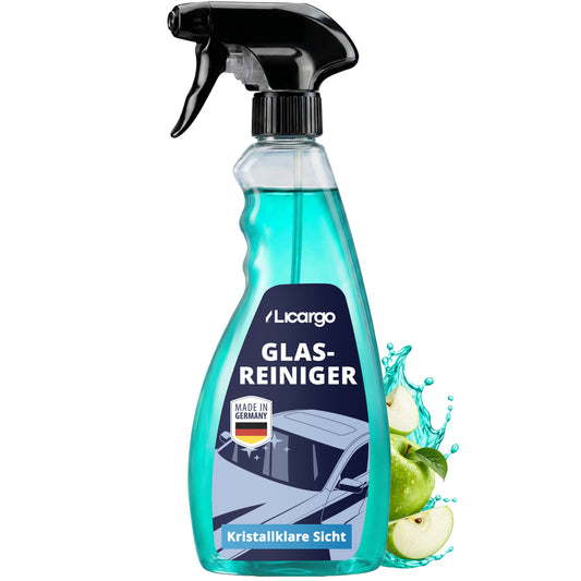 Kristallklare Autoscheiben=>Mit dem LICARGO Glasreiniger erhältst Du die perfekte Lösung für eine mühelose und schlierenfreie Reinigung, selbst bei hartnäckigen Verschmutzungen.