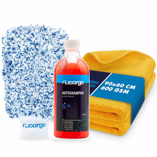 Waschhandschuh fürs Auto  LICARGO-Microfaserhandschuh – Licargo -  Autopflege Shop