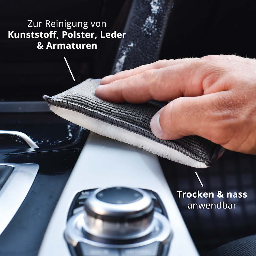 Extrem vielseitig=>Dank der speziellen Struktur können unsere Pads trocken und nass für verschiedenste Arten von Oberflächen verwendet werden.