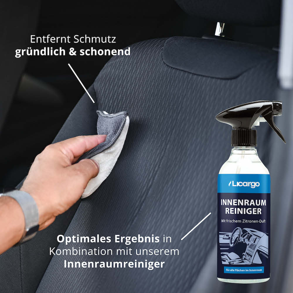 Perfekte Reinigungskombi=>Überzeug Dich selbst und kombiniere die Pads mit unserem Innenraumreiniger! Das perfekte Duo für einen sauberen und frischen Innenraum.