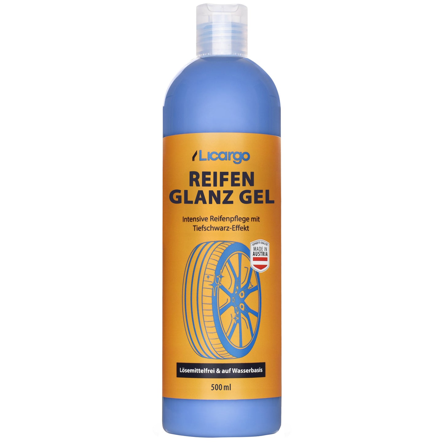 Reifen Intensivpflege=>Mit unserem Reifenglanz Gel erstrahlen Deine Reifen in satten Schwarz, das sie wie neu aussehen lässt. Das Produkt ist einfach anzuwenden und hinterlässt keine schmierigen Rückstände. 