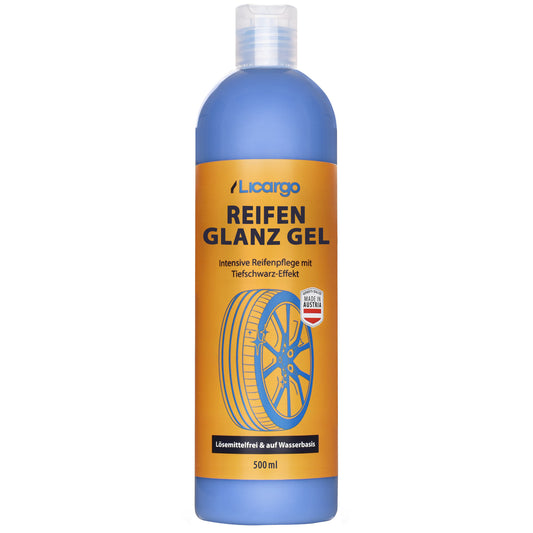 Reifen Intensivpflege=>Mit unserem Reifenglanz Gel erstrahlen Deine Reifen in satten Schwarz, das sie wie neu aussehen lässt. Das Produkt ist einfach anzuwenden und hinterlässt keine schmierigen Rückstände. 