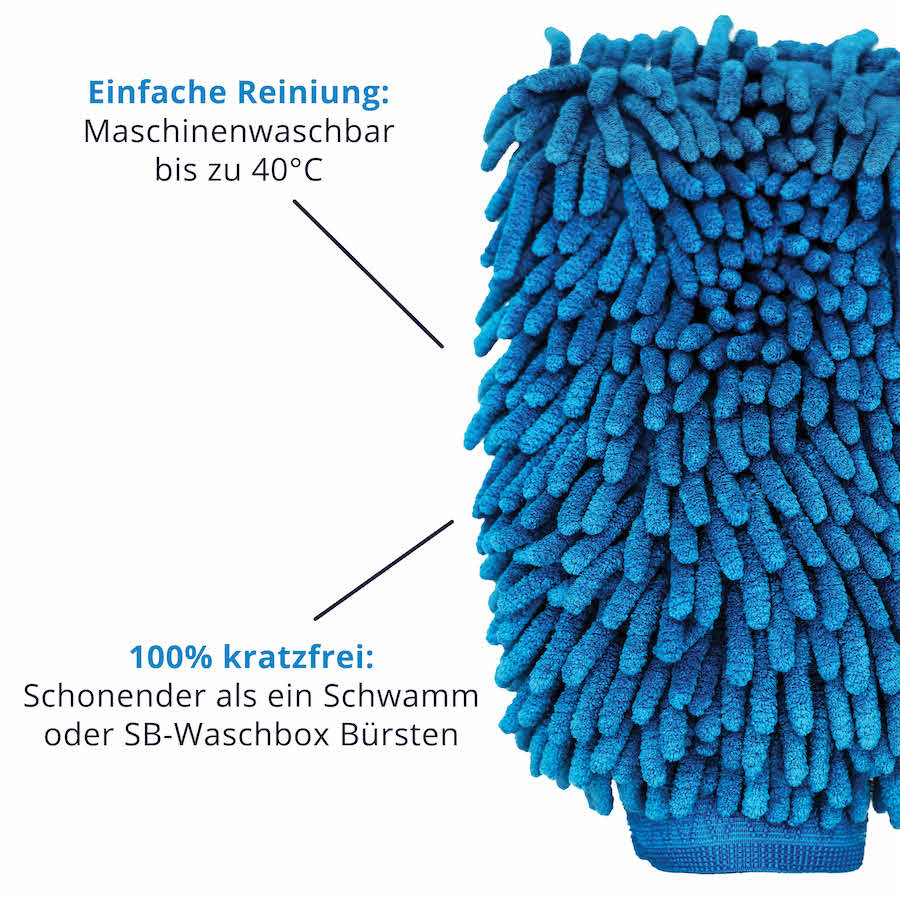 Pflegeleicht & langlebig=>Einfach bis zu 40°C waschbar – für eine hygienische und nachhaltige Autopflege.
