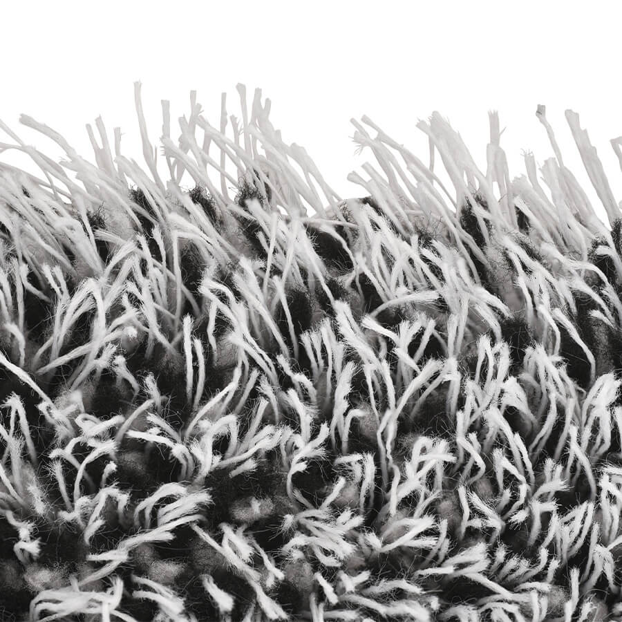 Mikrofaserstruktur der biegbaren Felgenbürste