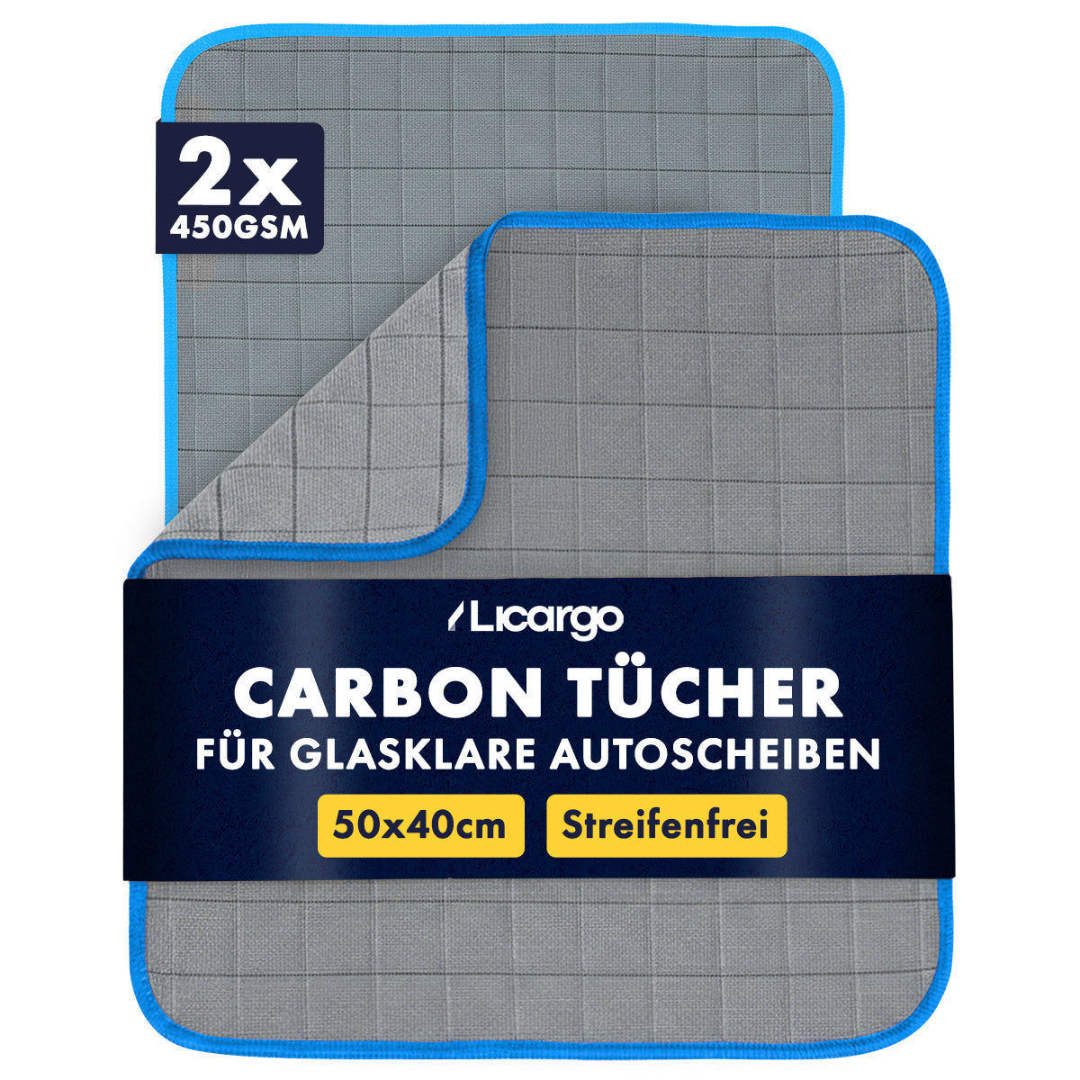 Glas Mikrofasertücher 450 GSM