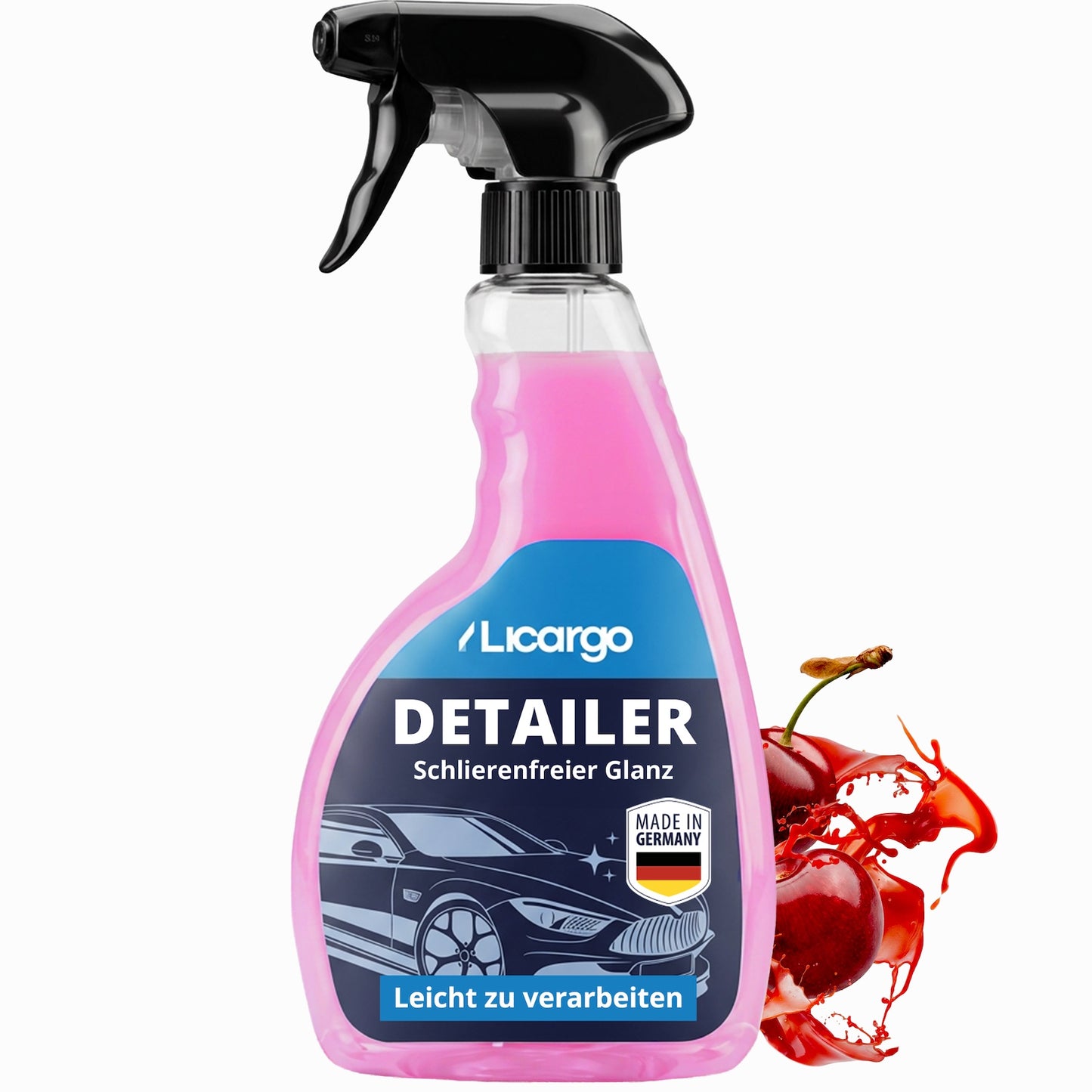 Showroom-Glanz auf Knopfdruck=>Unser Detailer sorgt für atemberaubenden Tiefenglanz und schützt Deinen Lack gleichzeitig vor Wasserflecken und schädlichen Umwelteinflüssen.
