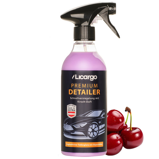 Showroom-Glanz auf Knopfdruck=>Unser Detailer sorgt für atemberaubenden Tiefenglanz und schützt Deinen Lack gleichzeitig vor Wasserflecken und schädlichen Umwelteinflüssen.