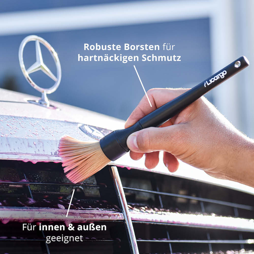 Praktisches 2er Set=>Lieferumfang: 1x Detailing Pinsel 16cm, 1x Detailing Pinsel 24cm