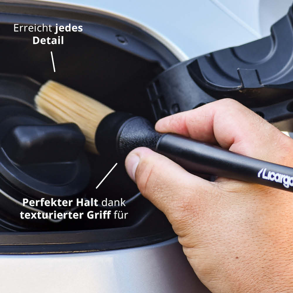 Einfache Anwendung=>Dank feiner Borsten und einem ergonomischen Griff reinigst Du mühelos auch die kleinsten Ecken und Winkel, damit kein Schmutz verborgen bleibt.