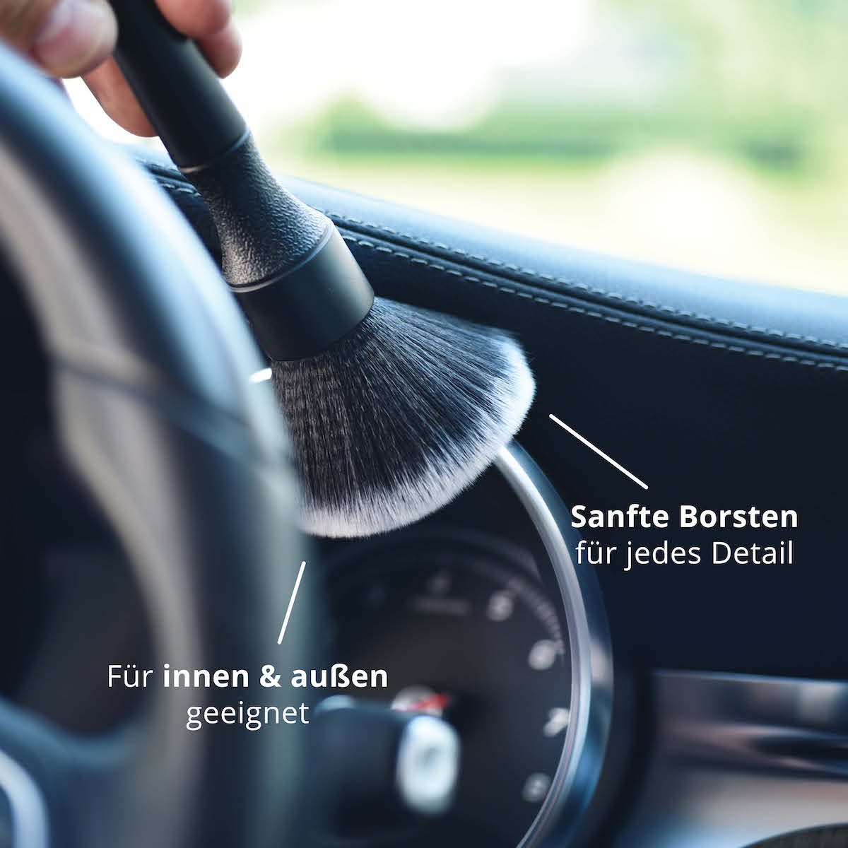 Praktisches 2er Set=>Lieferumfang: 1x Detailing Pinsel 16cm, 1x Detailing Pinsel 24cm