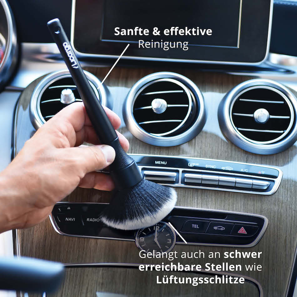 Einfach anzuwenden=>Unsere Pinsel erreichen mühelos schwer zugängliche Stellen und ermöglichen eine spielend einfache Reinigung von Ritzen und Spalten.