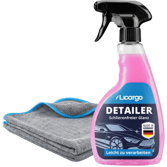 Showroom-Glanz auf Knopfdruck=>Unser Detailer Set sorgt für atemberaubenden Tiefenglanz und schützt Deinen Lack gleichzeitig vor Wasserflecken und schädlichen Umwelteinflüssen.