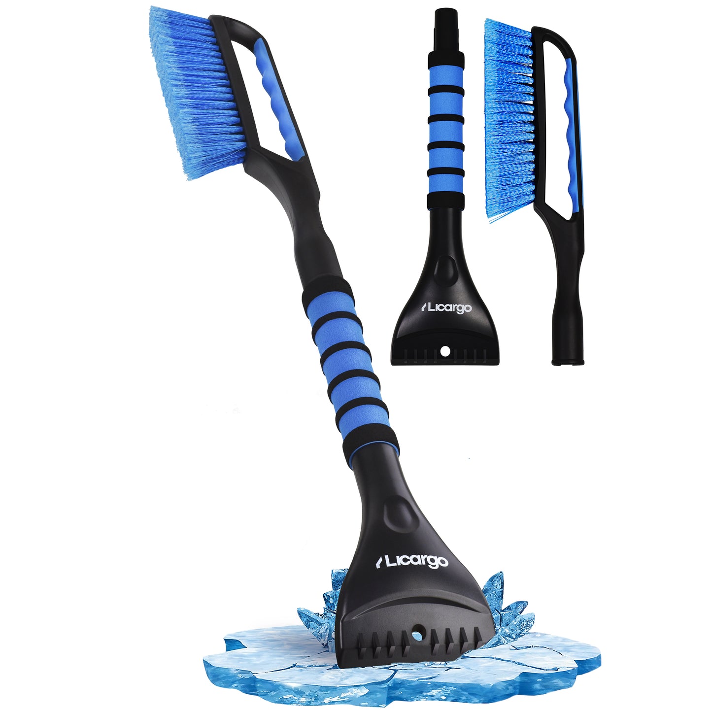 2-in-1 für Eis & Schnee=>Unser XXL Eiskratzer mit Besen vereint effektive Eisentfernung und schonende Schneeräumung in einem Tool. Robust, ergonomisch und sofort einsatzbereit!