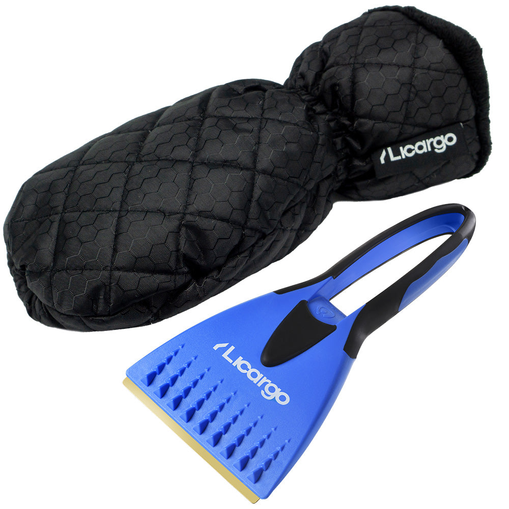 Das perfekte Winterpaar=>Die Kombination aus unserem erstklassigen Eiskratzer und dem flauschig warmen Handschuh sorgt dafür, dass Du nie wieder kalte Hände bekommst.