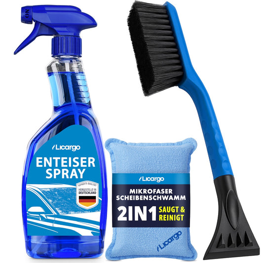 Mühelose Eisentfernung=>Die perfekte Kombination aus einem praktischen Eiskratzer mit Schneebesen und einer besonders schnellen Eisentfernung, lassen Dich perfekt in den Tag starten. 