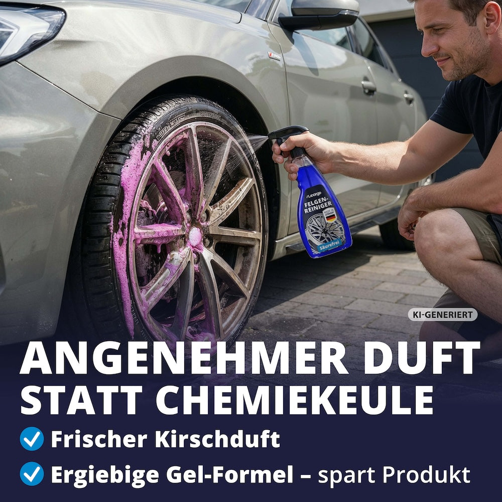 Frischer Duft statt Chemiekeule=>Die durchdachte Formel mit frischem Kirschduft ermöglicht eine angenehme Anwendung ohne unangenehmen Geruch.