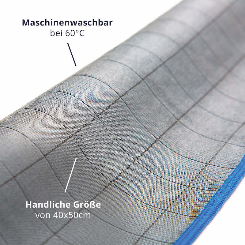 Robust & langlebig=>Die vernähten Rundecken und das strapazierfähige Material sorgen für Langlebigkeit – auch nach vielen Waschgängen bleibt das Tuch in Top-Zustand.